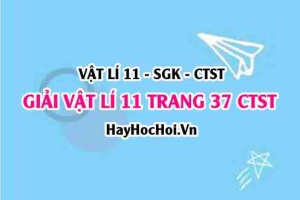 Giải Vật lí 11 trang 37 Chân trời sáng tạo SGK